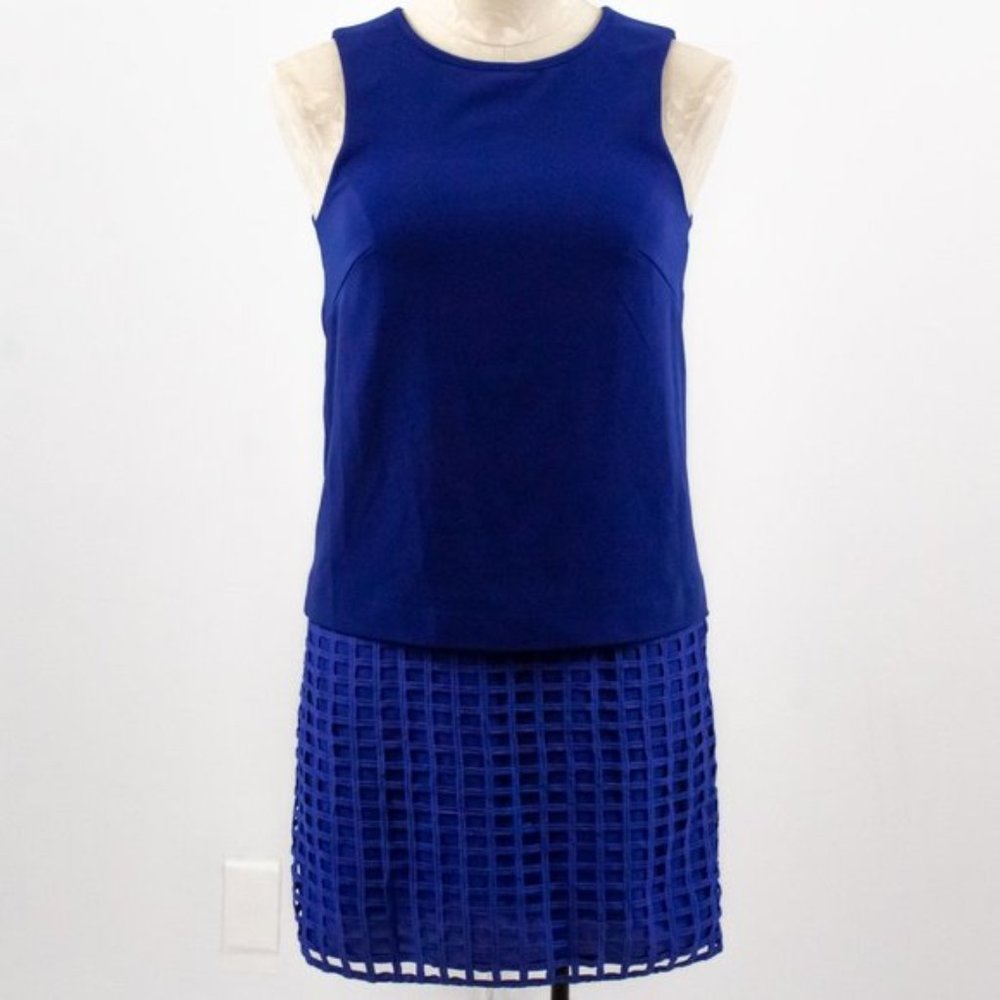 Revolve Stylestalker XS Geometric Mini Dress Blue